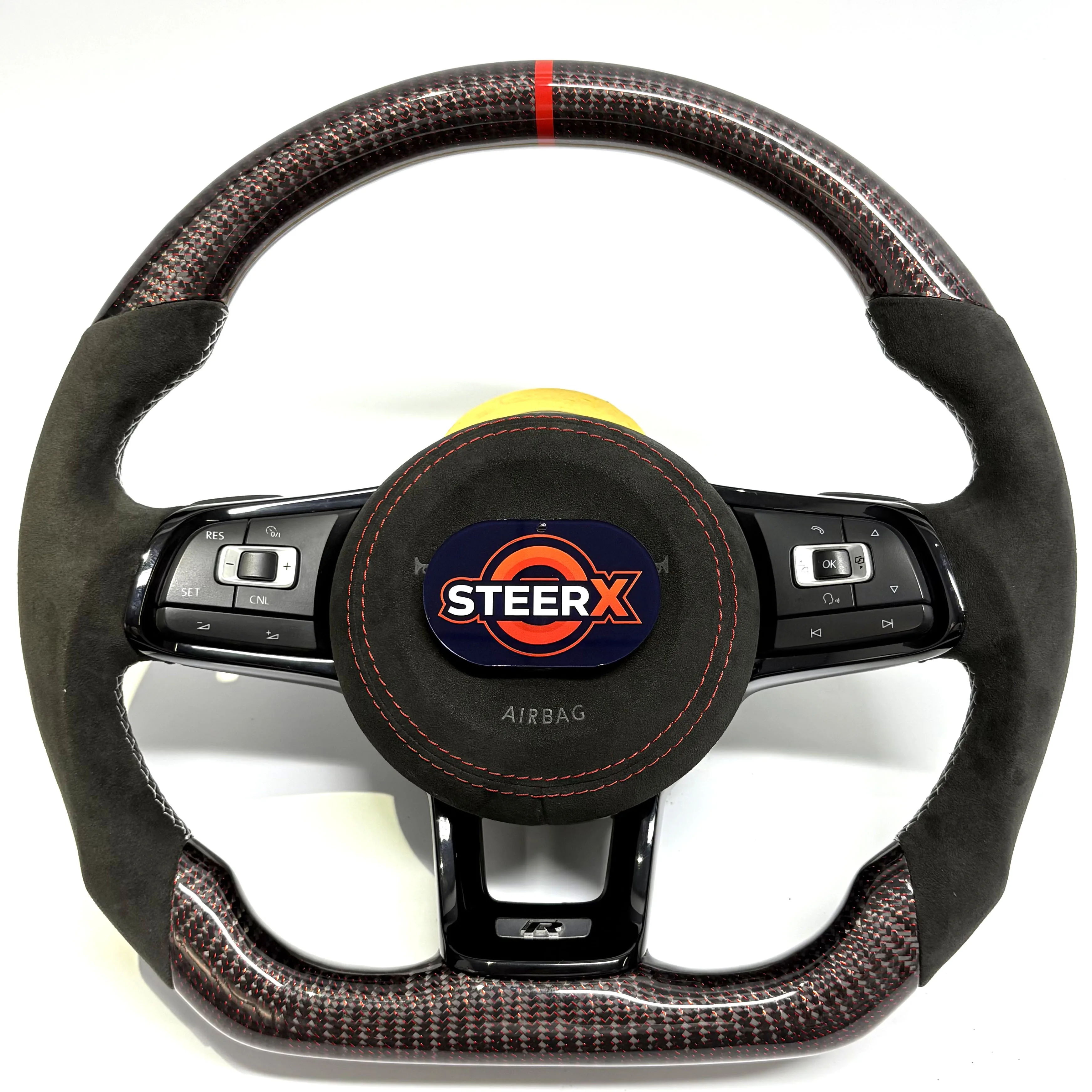 

For Volkswagen VW GOLF Golf GTI / R MK7 Real Forged Carbon Fiber Steering Wheel