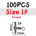 100 pcs size 1