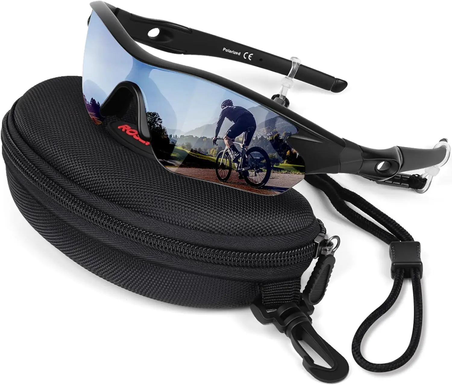 

Polarized Sports Sunglasses for Men Women Youth Baseball Running Fishing Tennis Cycling Driving Motor TAC UV400 TR90