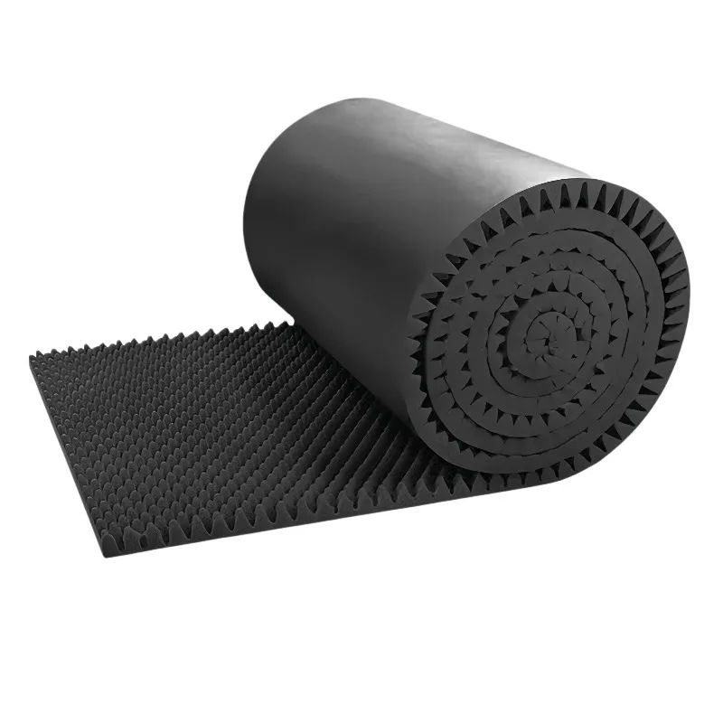 Environmentally sound insulation foam coil - viscose backing for fast installation