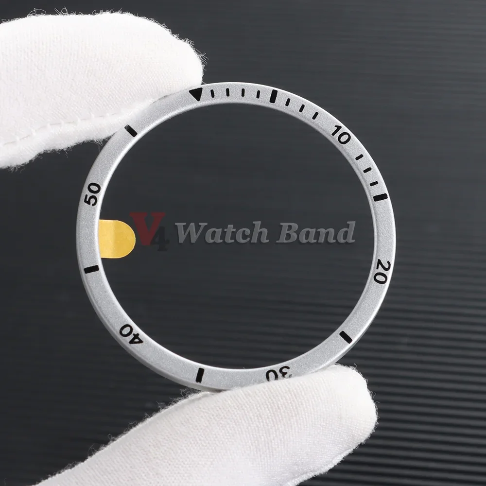 Für Samsung Galaxy Watch 9 8 40mm 44mm Metall-Uhrenblende Schutzring mit Zeitskala und Geschwindigkeitsskala Zubehör – Detail 9