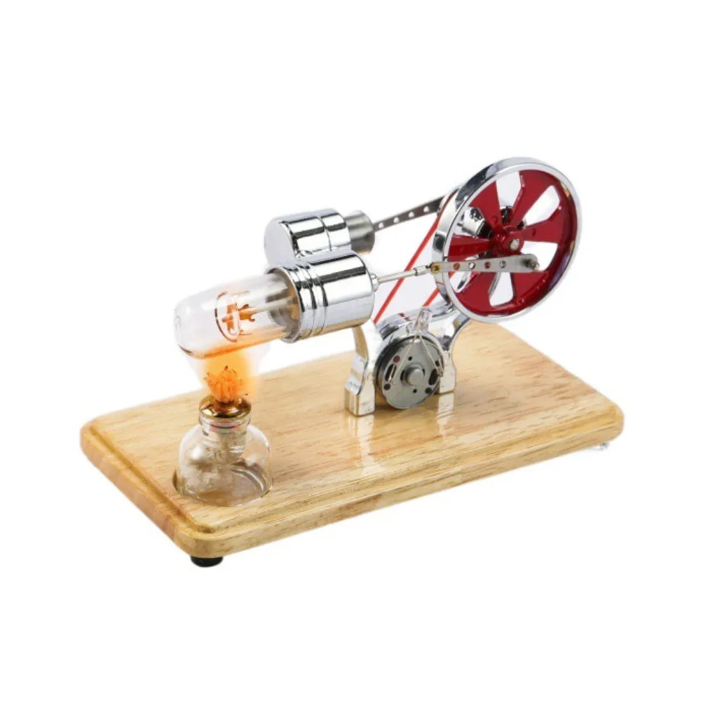 الملونة LED محرك ستيرلينغ نموذج المحرك سبائك الزنك مجموعة التدريس تجربة علمية اللعب لغز اختراعات التكنولوجيا