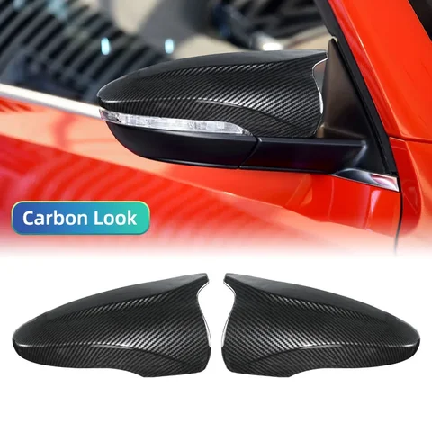 Для VW JETTA MK6 Volkswagen Passat B7 Scirocco Beetle CC Eos Сменная крышка бокового зеркала с углеродным волокном, черная