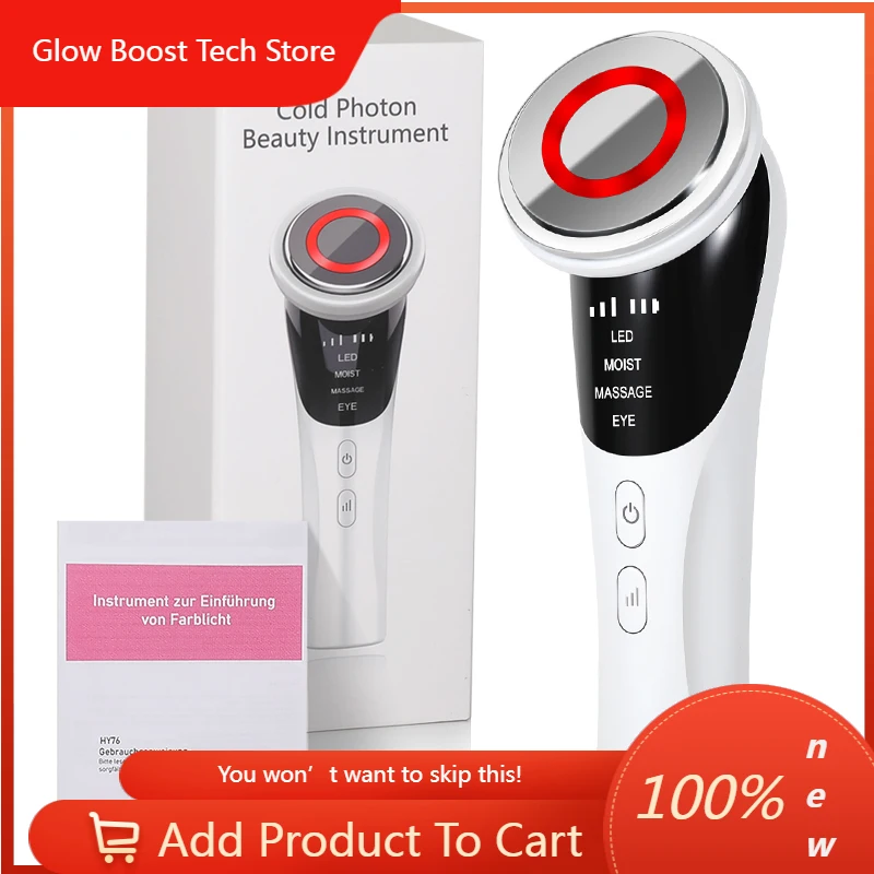 

NYSmart Library Factory Price Newest Multifunctional Facial Beauty Massager Eye Face Neck Lifting Device Facial Essence Introduc