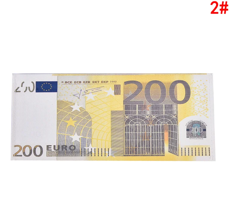 100% جديدة وعالية الجودة أنيقة للجنسين رجل إمرأة عملة ملاحظات نمط جنيه الدولار اليورو محفظة محافظ