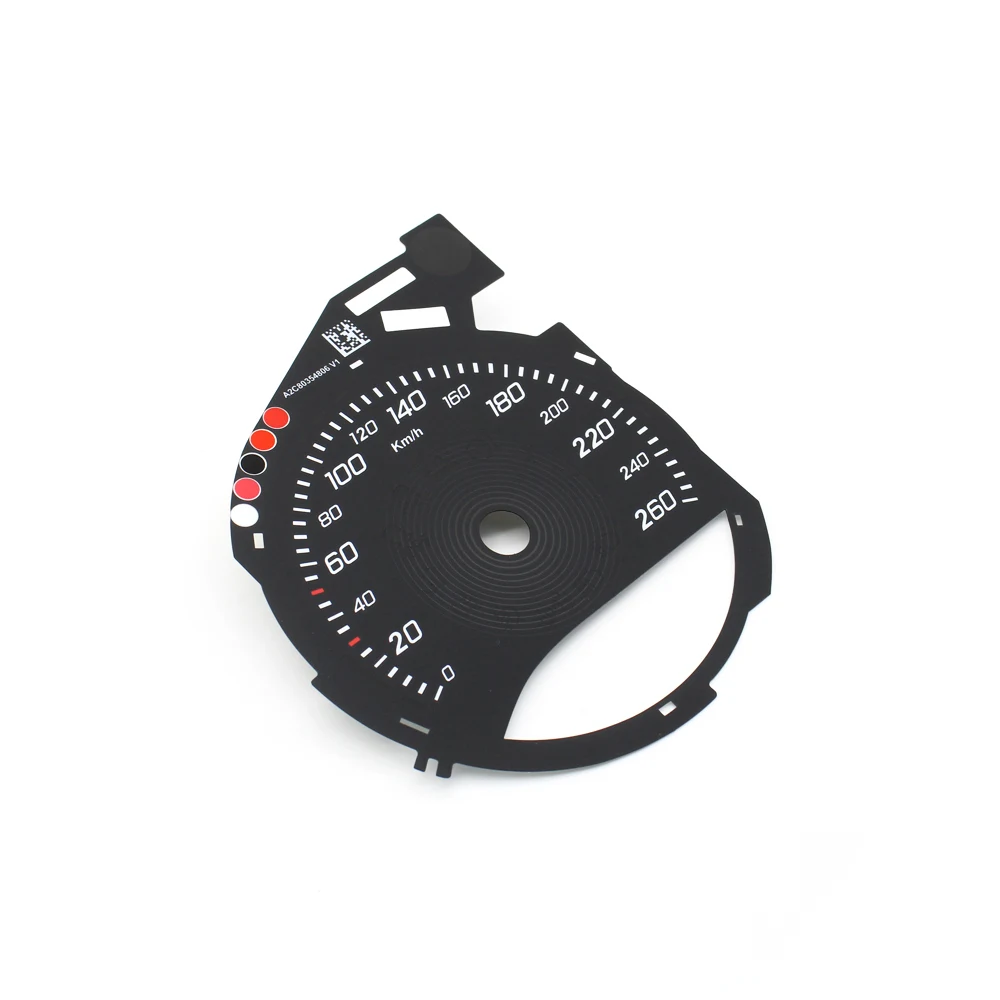 Car Front Dashboard Speedometer Kilometer Sticker For Mercedes BENZ GLC C Class W253 W205 C200 C300 C350 GLC260 GLC300