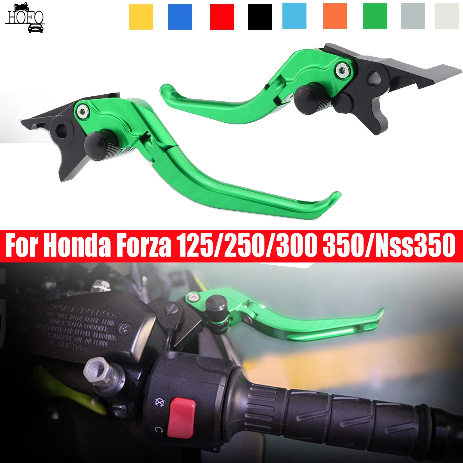 

Short Brake Clutch Levers Handle Set For Honda Forza 125/250/300 350/Nss350 Clutch Levers Motorbike Modification
