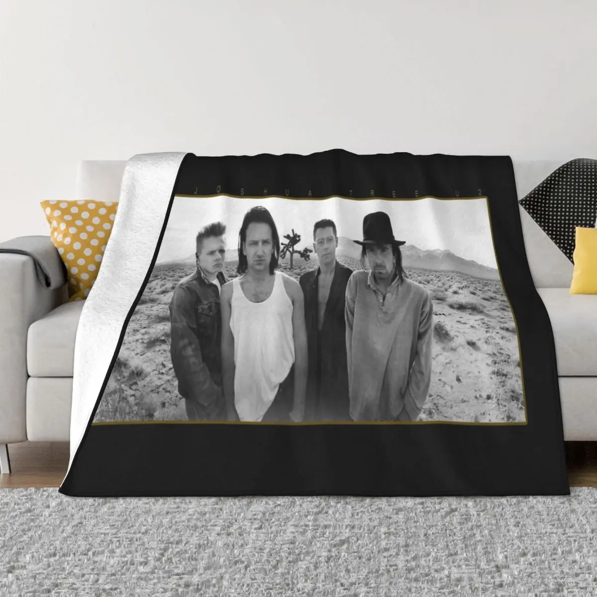 U2 The Joshua Tree Tour White Atmungsaktives Extra Large Live Nation New With Tags Women Men Pi Throw Blanket