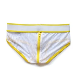 남성용 지퍼 메쉬 통기성 속옷, 섹시한 속옷, 캐주얼 스포츠, 빠른 건조, 맞춤형 남녀공용 2024, 가을