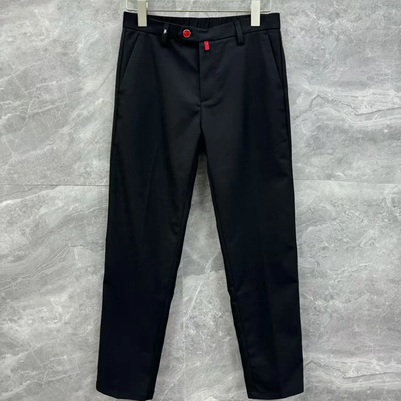 

Italian Kiton spring and summer new old money style men's business casual trousers simple solid color versatile trousers