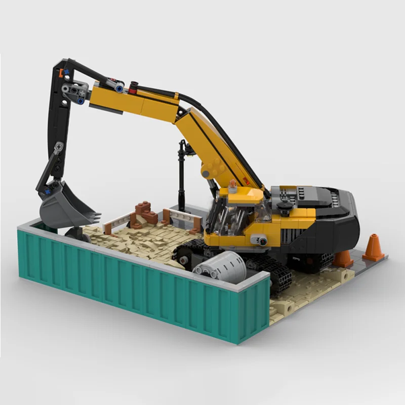 635pcs MOC Modular Construction Area Display Set Model Building Christmas Gift Blocks Architecture DIY Toy Idea Education Kids