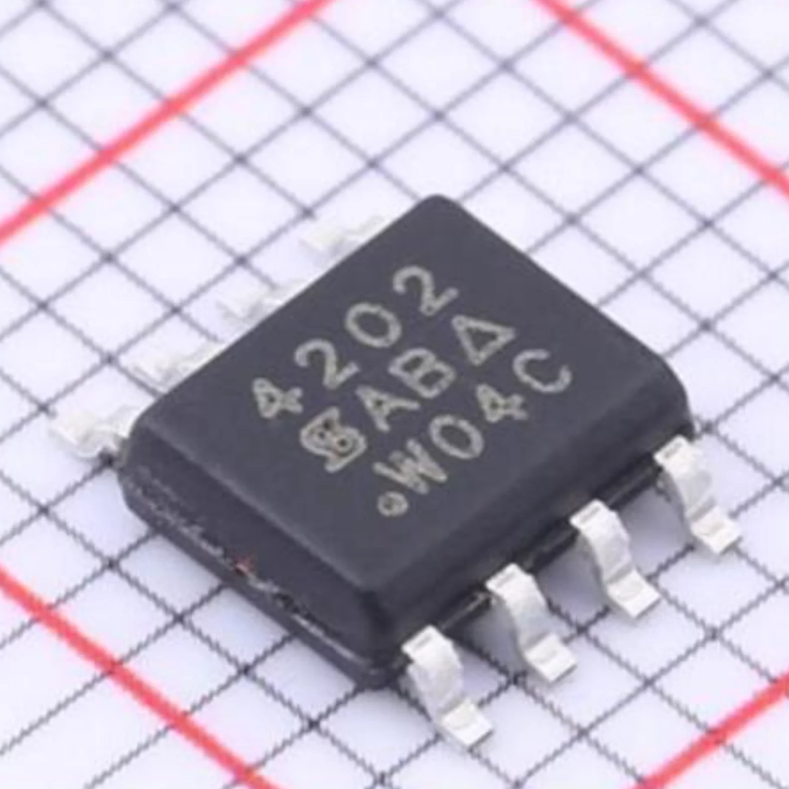 4202 SI4202DY-T1-GE3 SOP8 SOIC8 SO8 NEW Original Field Effect Tubes 3.7W 30V 12.1A 2 N-Channels 14mΩ @10V, 5.4A 2.5V MOSFETs