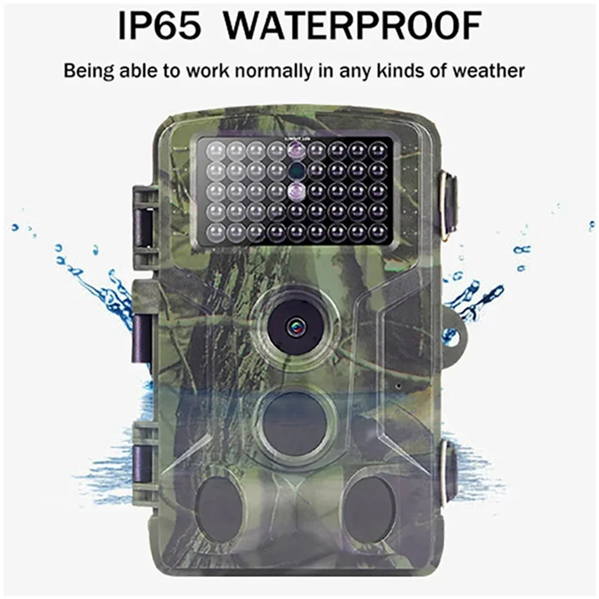 

A002 -802A Pro Hunt Camera - 24MP 2.7K 0.3s Trigger and IP65 Waterproof for Wildlife Tracking/Scouting