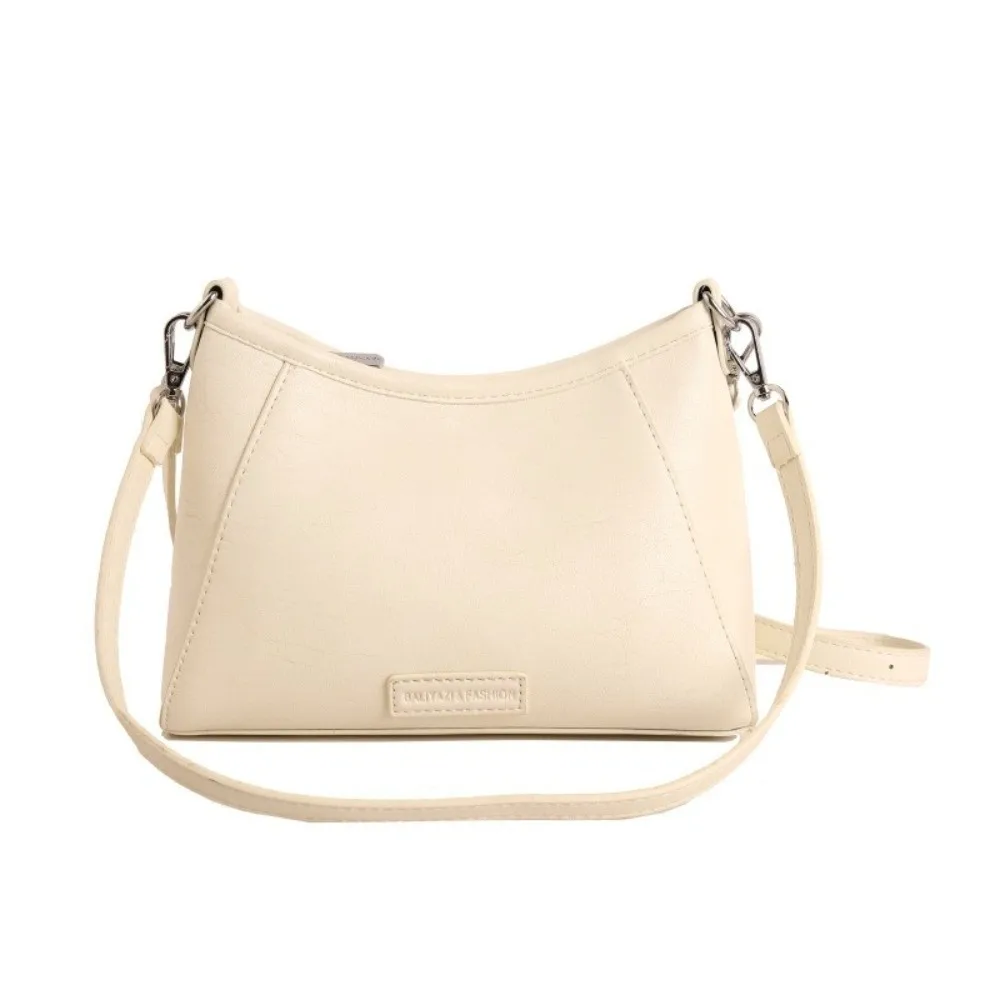 Minimalist Korean-style Women's Shoulder Bag soft leather Removable Strap Small Crossbody Bags Underarm Bag Daily Outfits