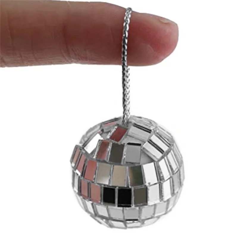 ABPQ-Mirror Reflective Ball Bar Disco Wedding Ins Cake Decoration Ball Christmas Ball Decoration Props