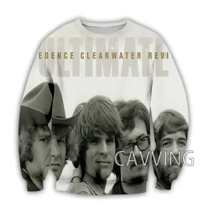 Creedence Clearwater Revival 3D Print Clothes Streetwear Men Hoodies Sweatshirt Fashion Zip Hooded Long Sleeve Pullover Tops H06