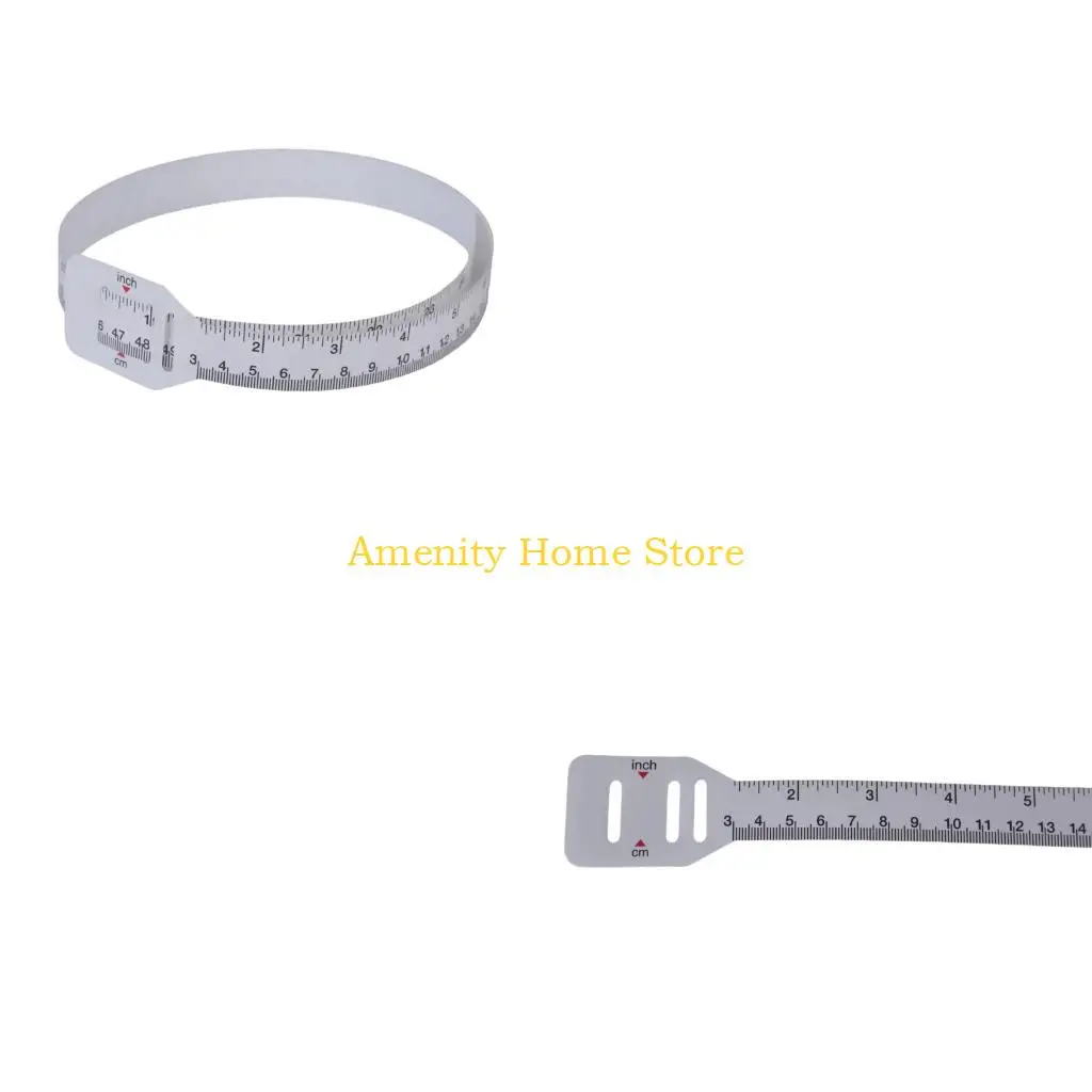 F26C Infant Head Circumference Tape Measure Ruler Not-Stretchable with End Insert