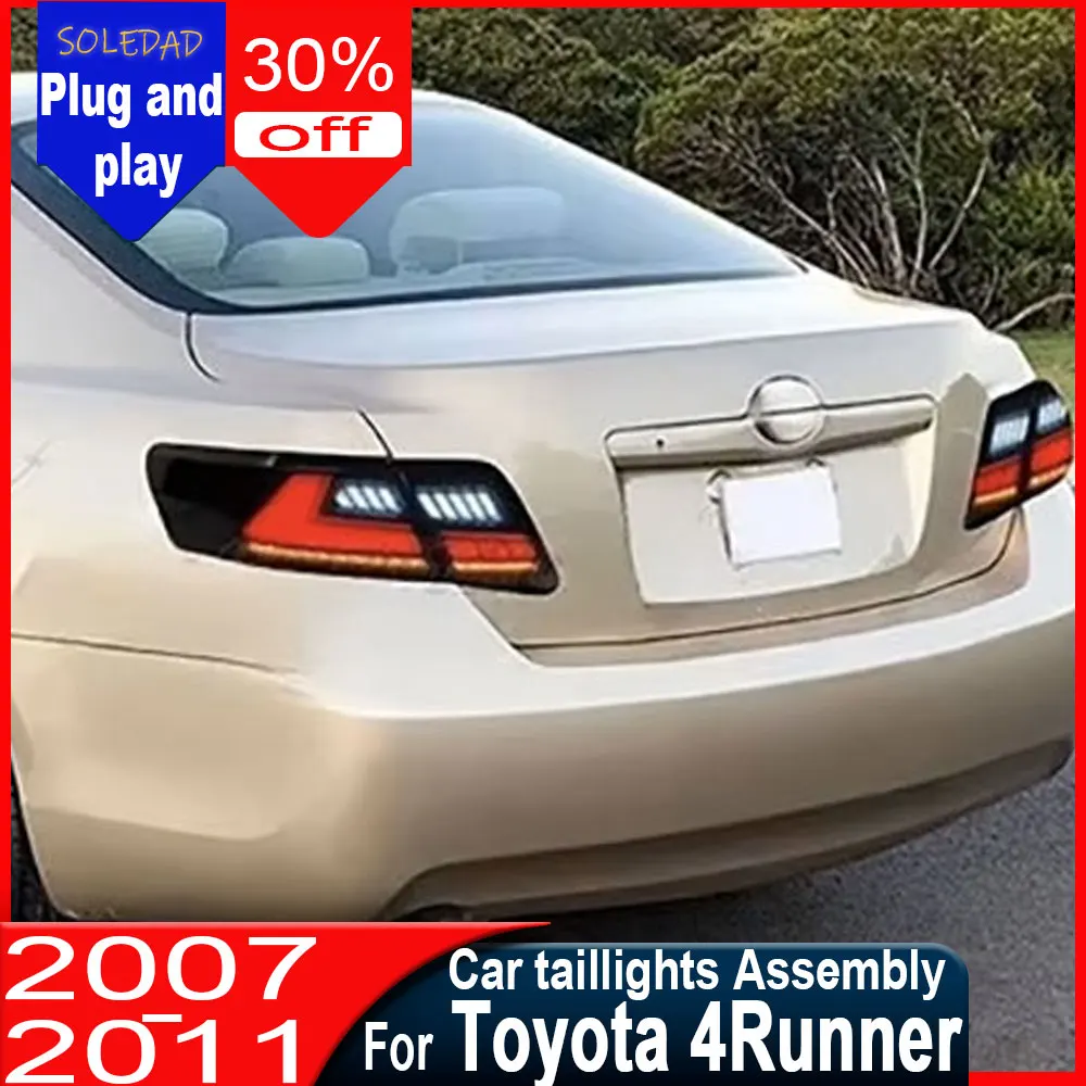 Car Tail Lights for Toyota Camry USA Version 2007 2008 2009 2010 2011 LED Back Lamps Assembly DRL Accessories LED Tail Lamp
