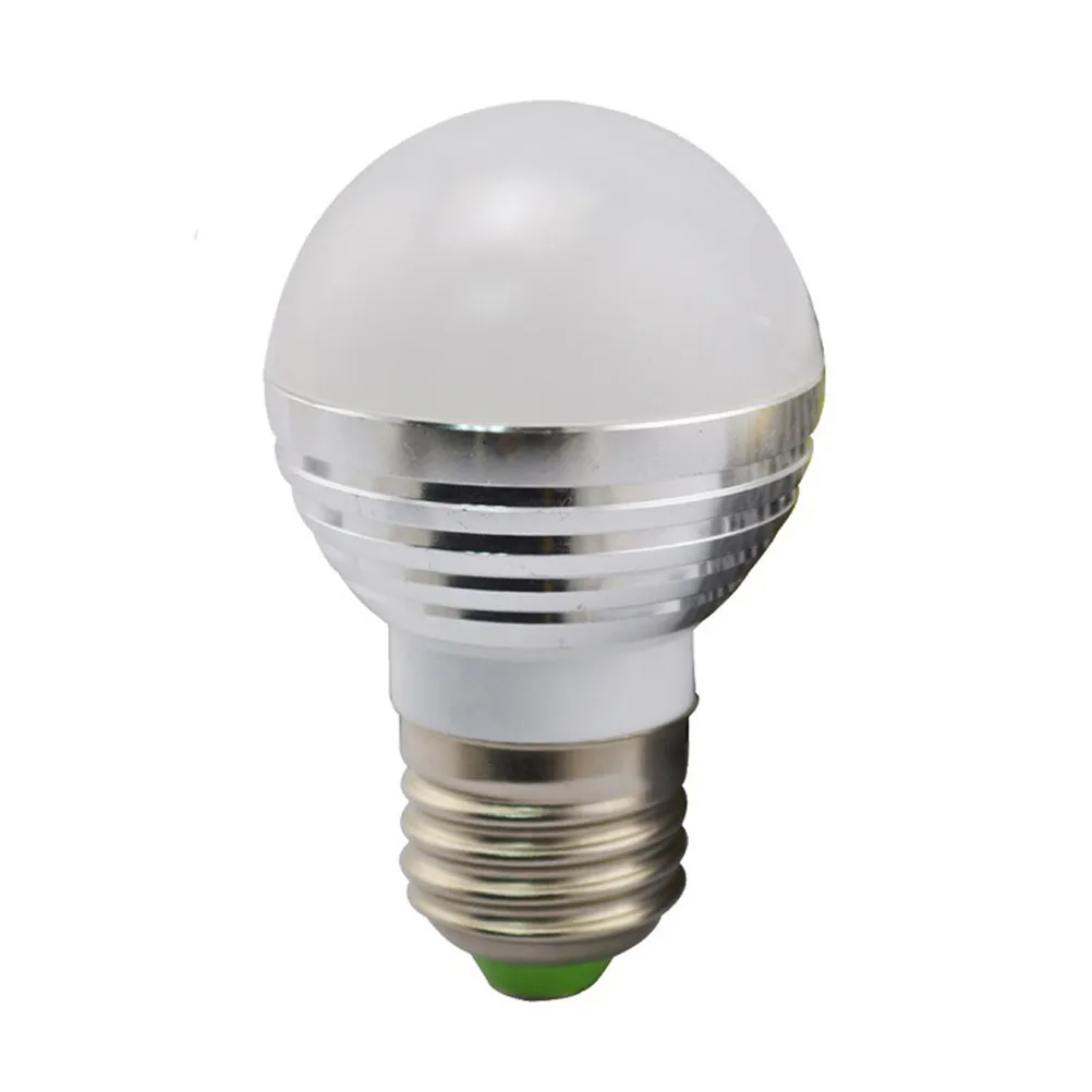 E27 3W Rgb LED Bulb Dimmable Smart Light Infrared Remote Home Decoration Color Changing Lamp Bulb Color Changing Light