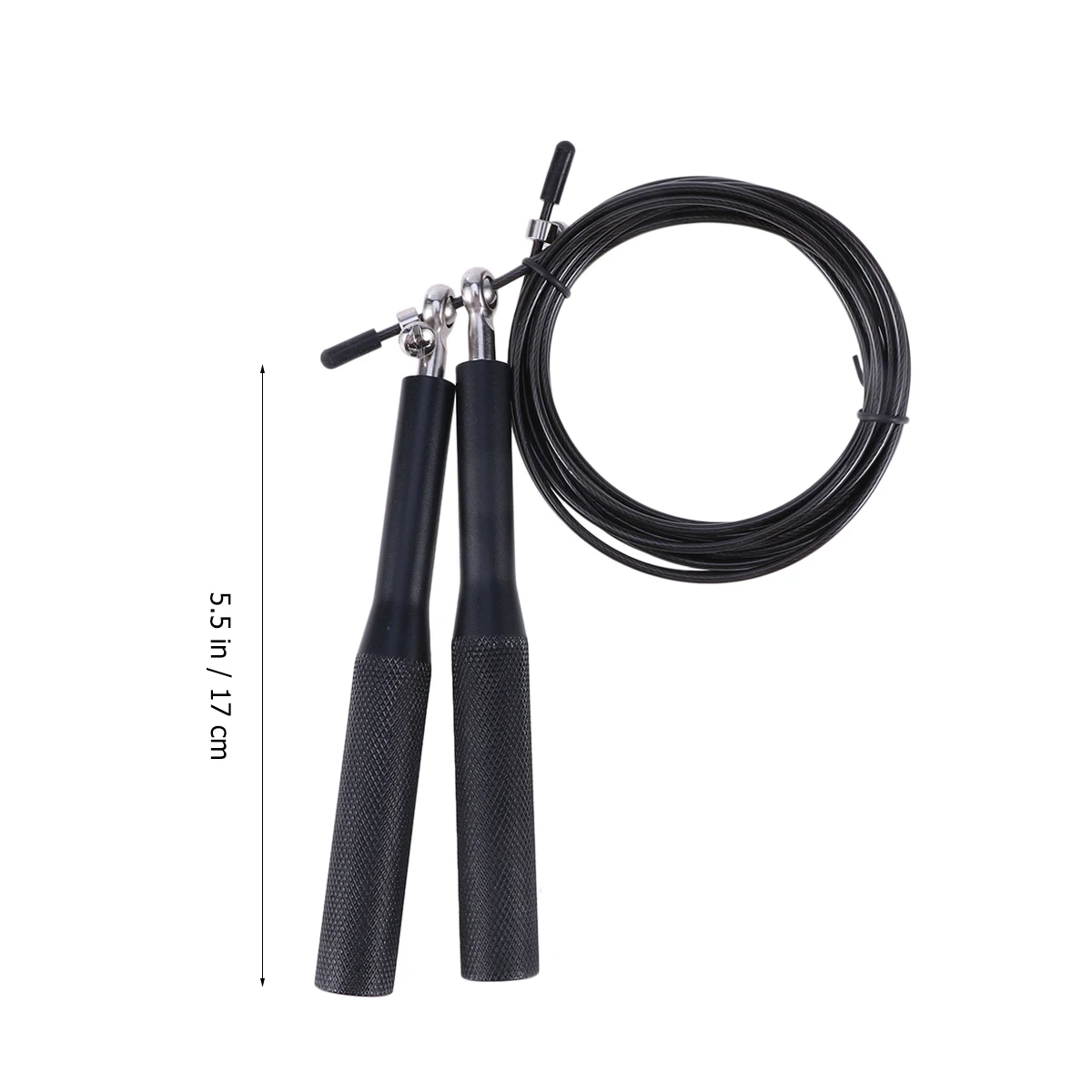 

Aluminum Alloy Jump Rope Fitness Skipping Ball Bearing Adjustable Cable Ropes Middle School Student Home Gym Outdoor Cardio