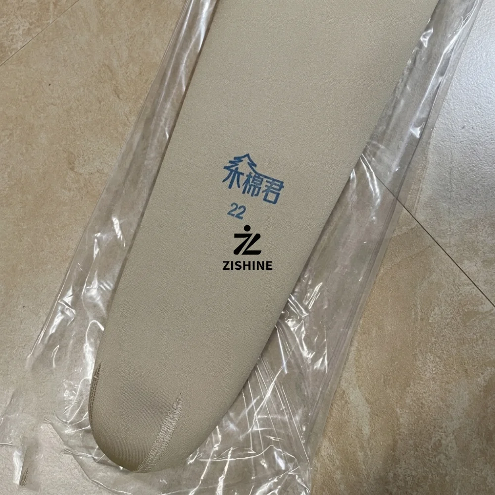18-36cm Prosthetic Gel Sleeve for Transtibial Amputees Trimmable Lower Limb Liner Cross Reinforced Base Free Socks Included