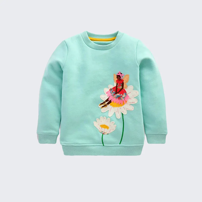 

Girls' Sweatshirt Wholesale Fashionable Girls' Crew Neck Sweatshirt Pullover Spring Autumn New Style for Girls