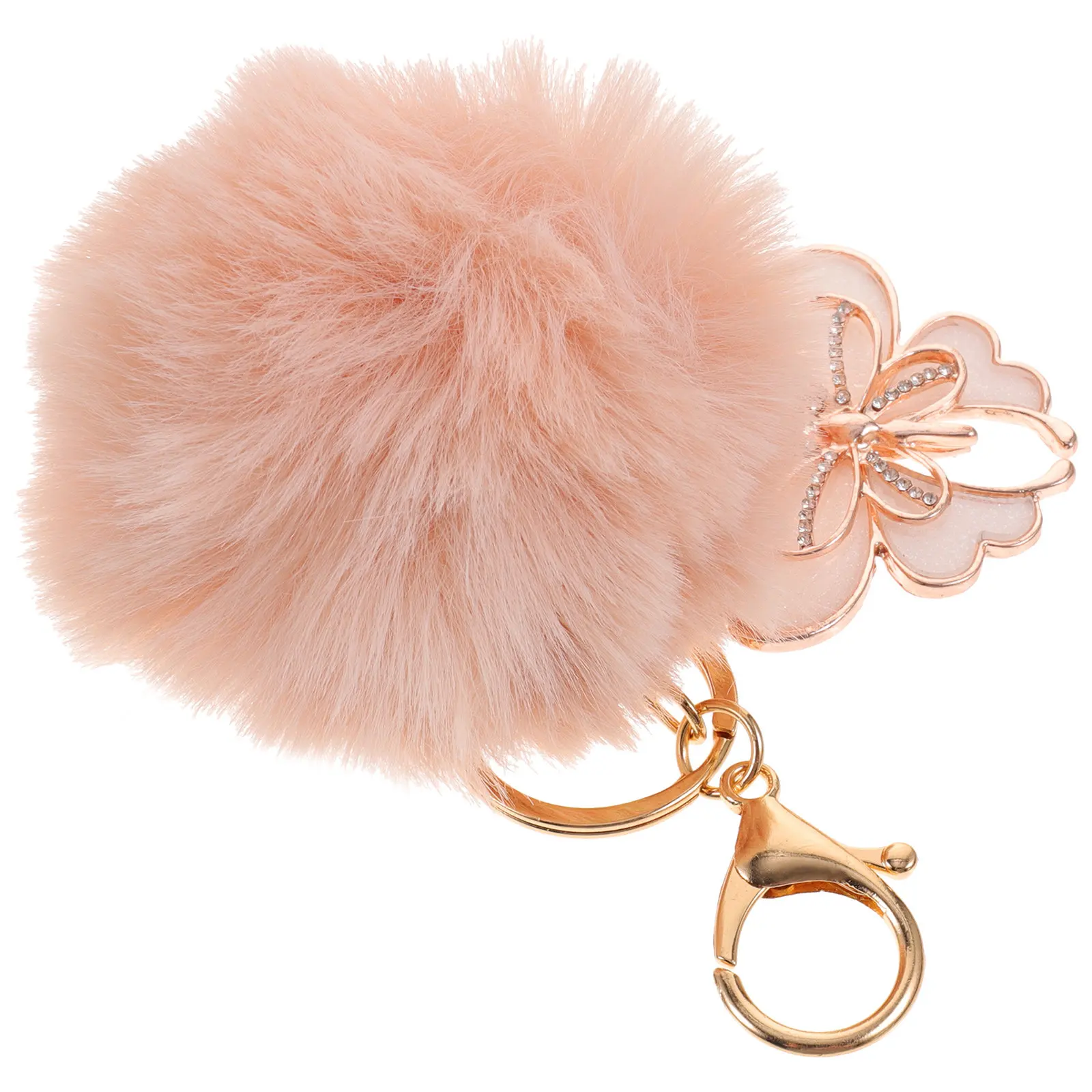 

Брелок-бабочка женский, милый, с помпоном, очаровательный кулон для сумки, брелок для ключей от машины, прочный брелок для сумок, брелоки с помпонами