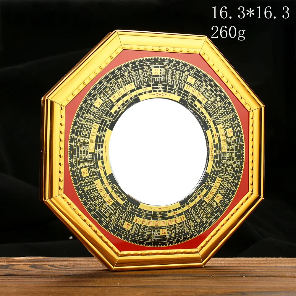 الطاوية باغوا مرآة محدبة للطاقة السلبية طارد فنغ شوي حماية المنزل الجدار الشنق تميمة الديكور الديكور الروحي