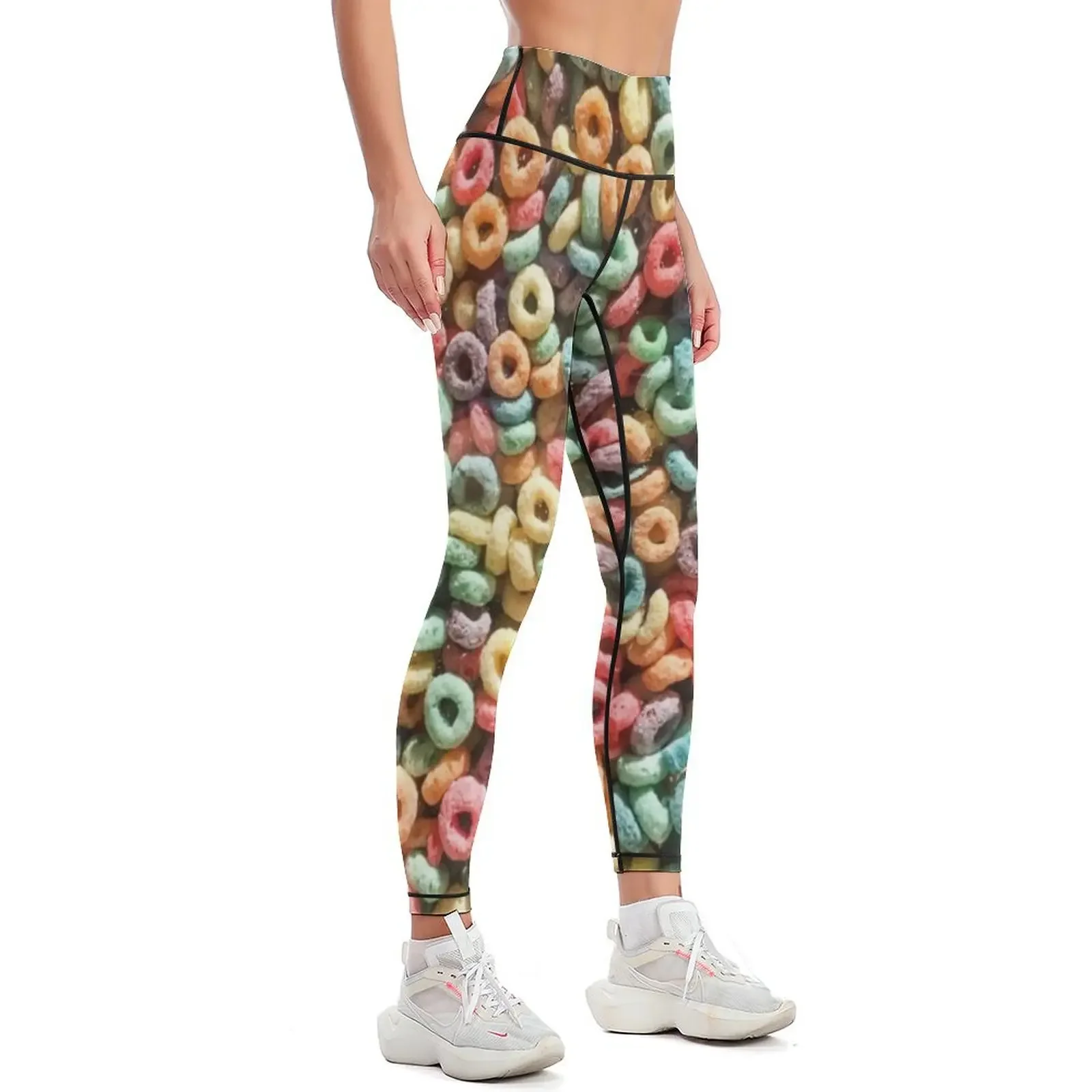 Fruity cereal loops Leggings leggins push up woman Legging sport Sports pants for sports for gym Womens Leggings
