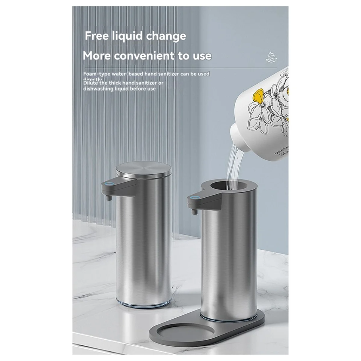 

Popular_Intelligent Automatic Sensing Stainless Steel Soap Dispenser