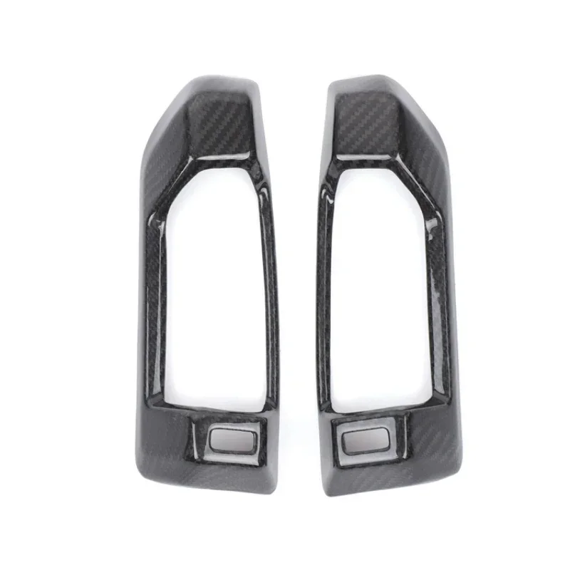 For BMW 7 Series G70 Real Dry Carbon Fiber 2023-2025 Interior Black B-Pillar Air Vent Bezel Decoration Modification Accessories