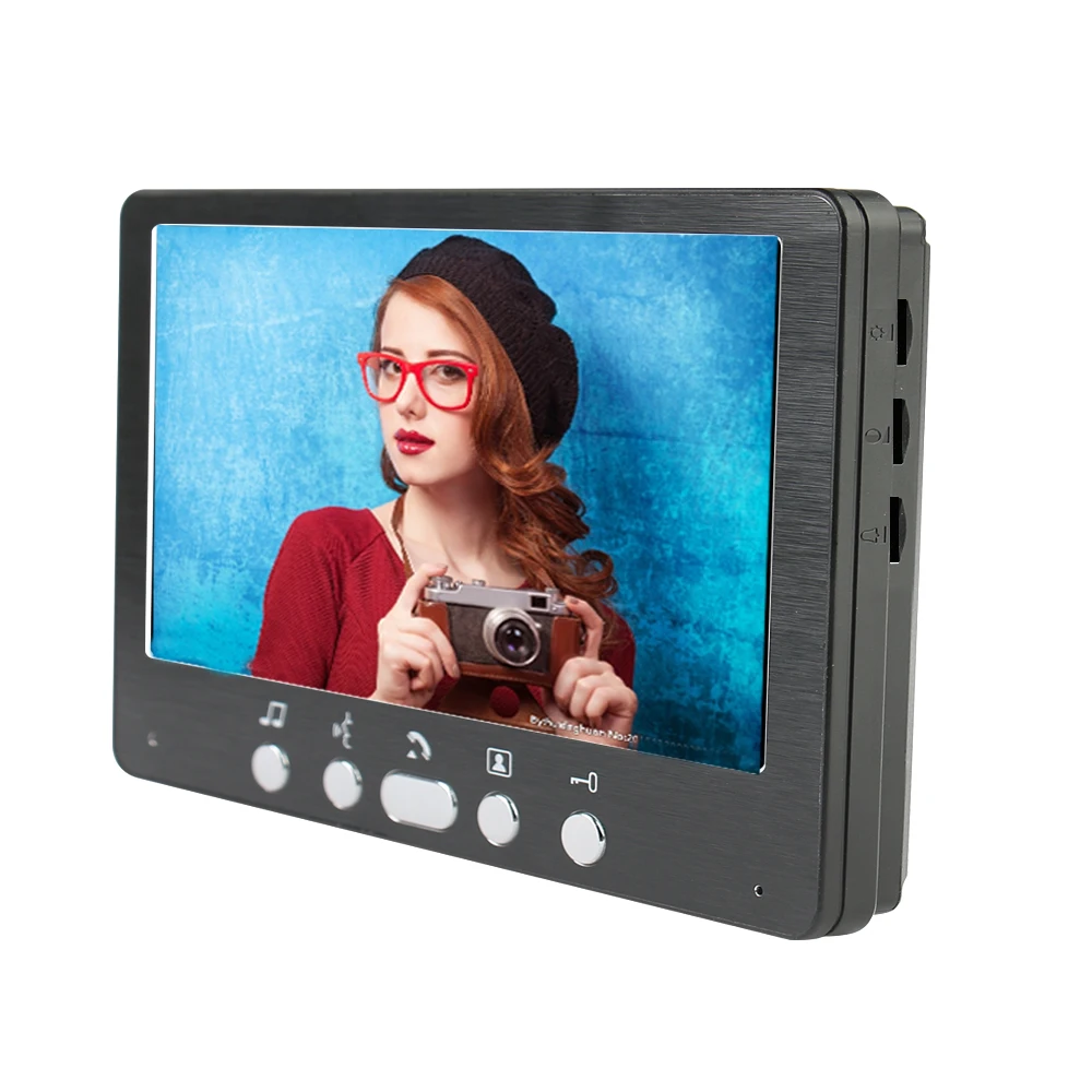 Wired Video Intercom for Home Outdoor Door Phone with Screen 7 Inch Monitor Street Doorbell RFID Call Panel Open Electric Lock