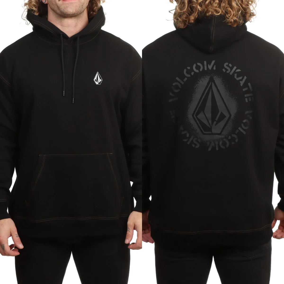Hot Volcom Hoodies Extreme Sports Collection Sweatshirt Graphic Printing High-end Luxury Unisex Style Both of Men and Women