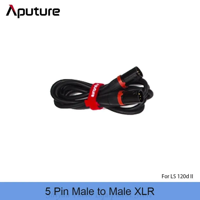 

Aputure 5 Pin Male to Male XLR Connecting Cable for LS C120d II