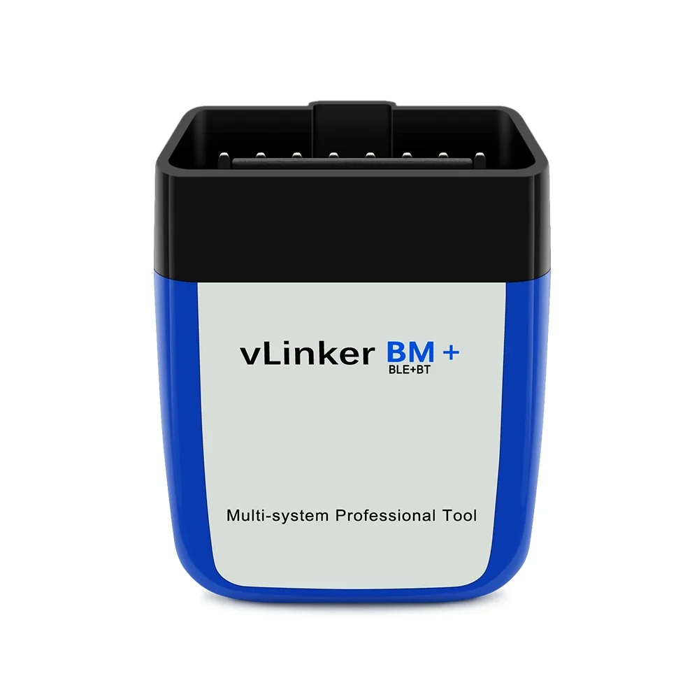 

Vgate vLinker BM+ двухрежимный беспроводной сканер OBD2 4.0 V2.2 ELM327 для Android и IOS