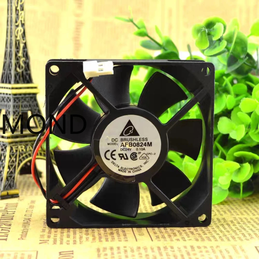 AFB0824M Delta 8025 8CM 24V silent fan 0.1A inverter industrial computer fan