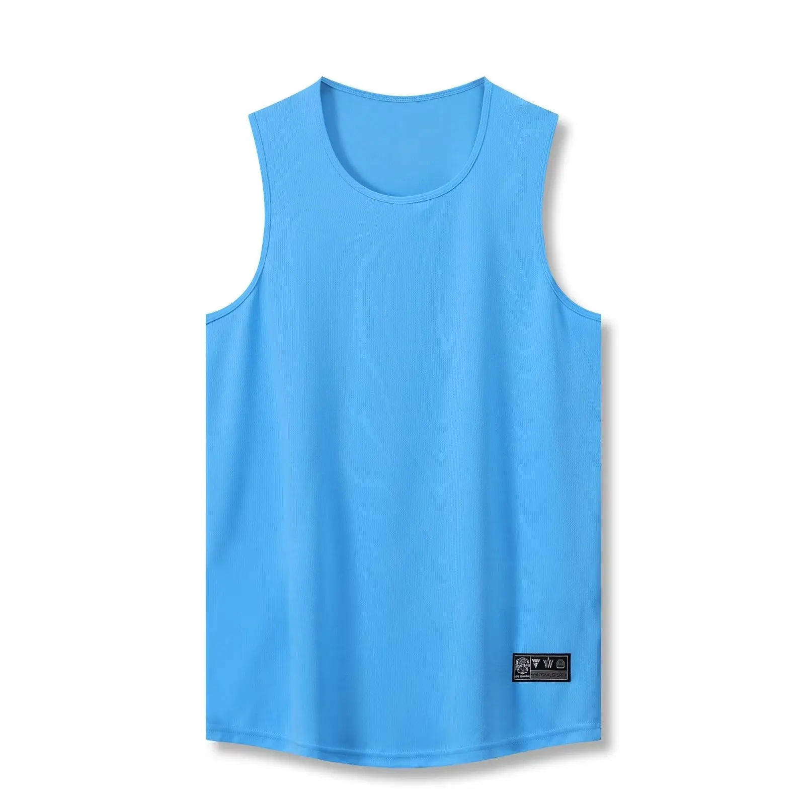 Solid Color Quick Dry Men\'s Basketball Jersey Shirt Crossfit Male Sports Marathon Running Tank Top Jogging Gym Fitness Vest