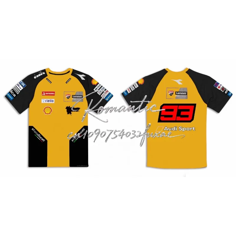 26 Autumn/Winter New 93 Adult Children's T-shirt Motorcycle Enthusiast Quick Drying Breathable Sports 3D Printed T-shirt image 2