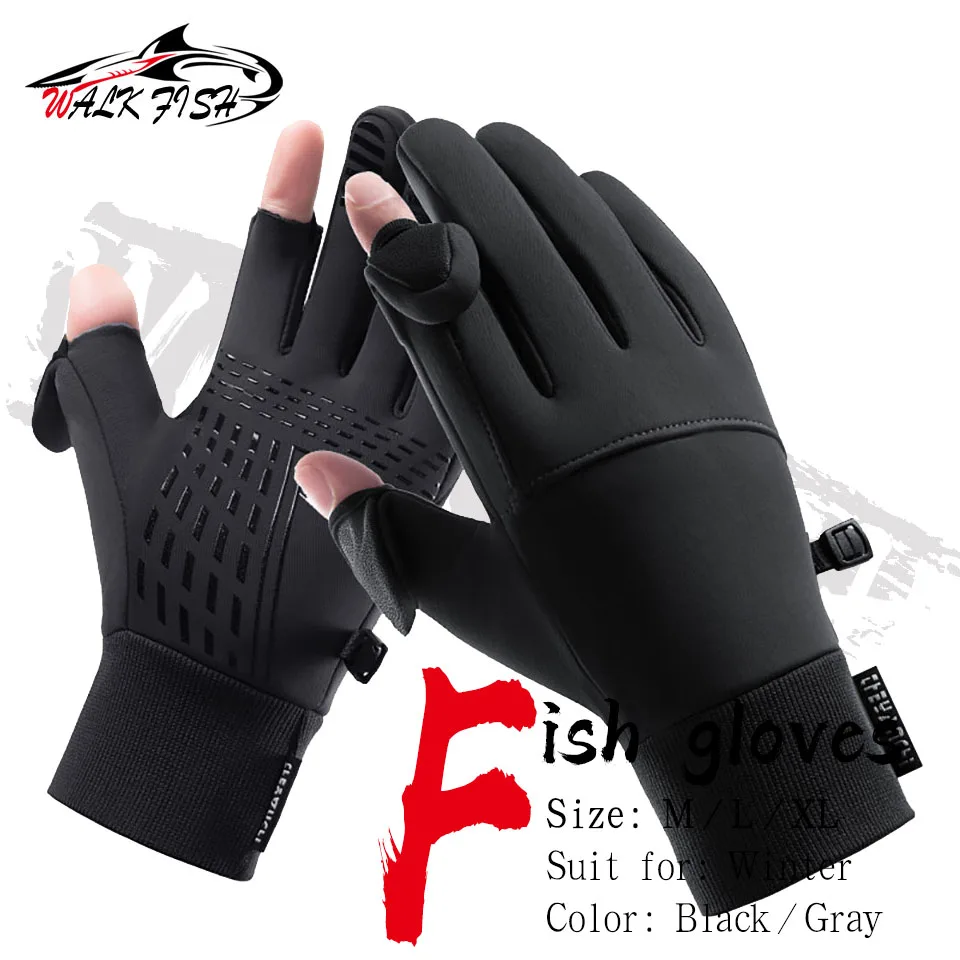 

Loogdeel Winter Fishing Gloves Waterproof Winter Gloves Windproof Photograph Men Women Warm Protection Fish Angling Gloves