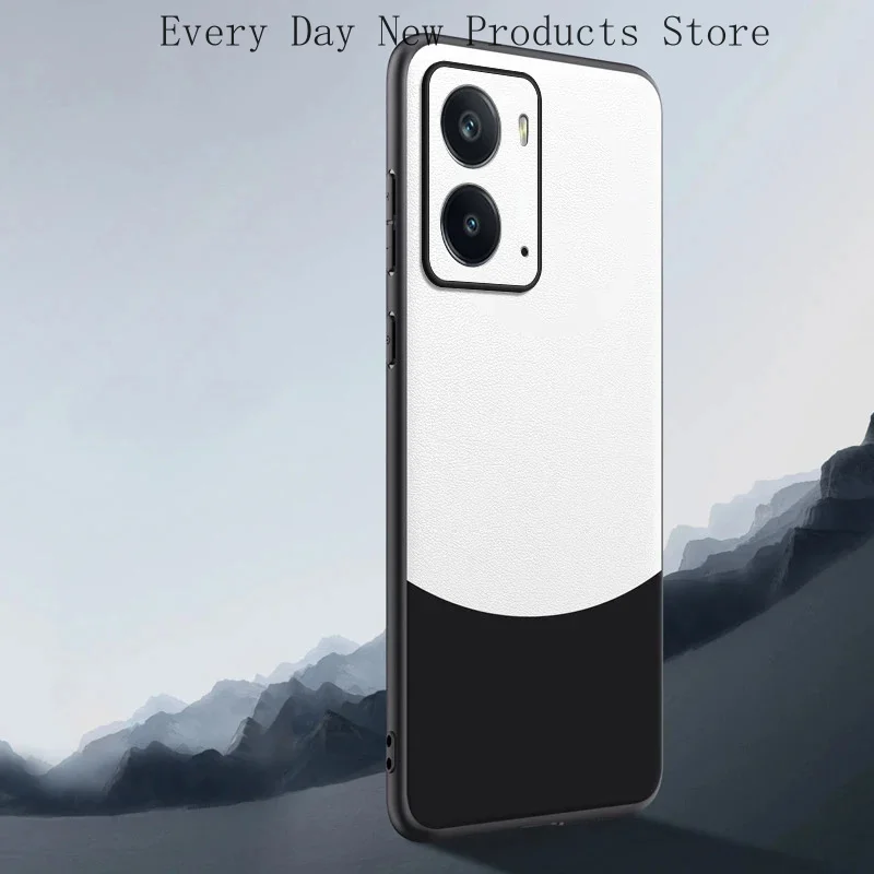 

Luxury PU Leather Case For Realme Neo 7X 7 X Back Cover Matte Silicone Full Protection Phone Case Neo7X Neo7 X5G Protect against