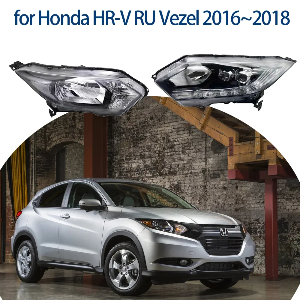 

Car Headlights Assembly for Honda HR-V HRV RU Vezel 2016~2018 2017 EU Fog Side Lights Map Corner Halogen Lamps LED Accessories