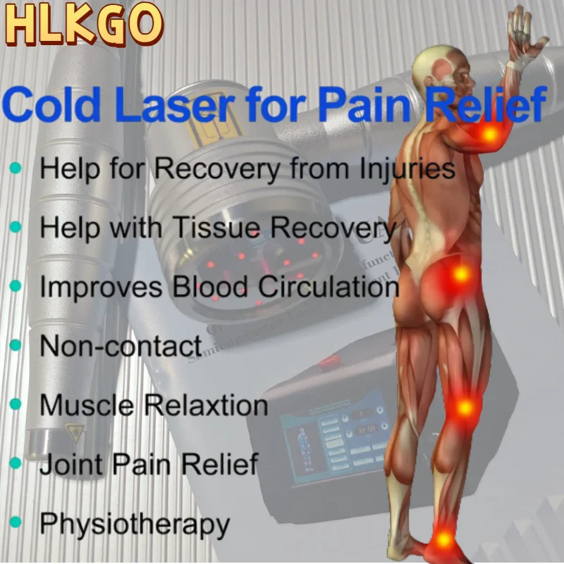 

HLKGO Advanced Physiotherapy Device Cold Laser Therapy for Effective Back Neck Pain Relief and Relaxation