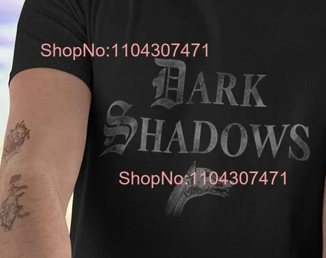 Dark Shadows T Shirt Classic Horror Gothic Logo Apparel Show Series Collinwood Barnabas Collins Collinsport Goth Vampires