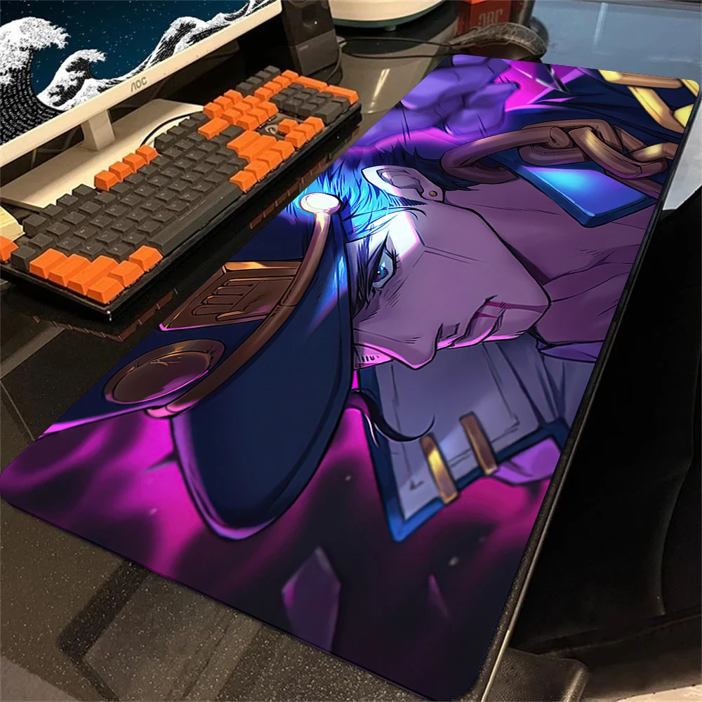 Jojo Bizarre Adventure Gamer Keyboard Pad Non-slip Mat Mousepad Anime Gaming Accessories Mouse Mats Pad on The Table Diy Deskmat