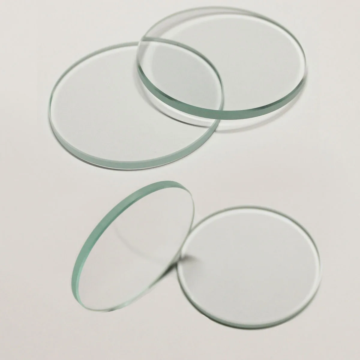 2pcs 27mm - 45mm Flat Watch Crystal Mineral Glass Replacement Round Watch Glass Part 2.5mm Thick