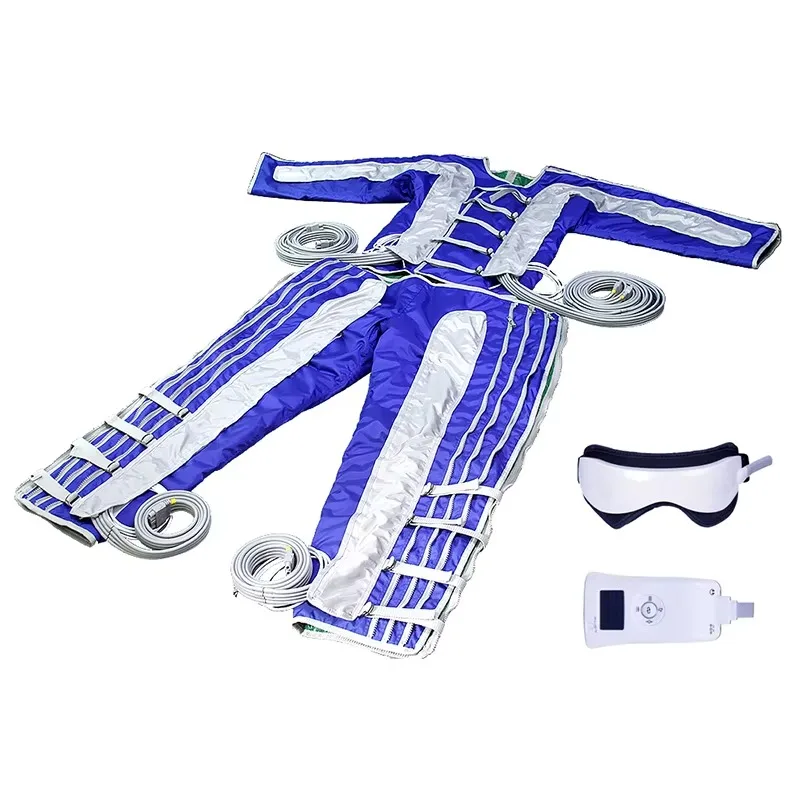 2026 Presoterapia Massage Drainage Airbags Body Pressotherapy Lymphatic air Pressure  Body Slimming Suit Device