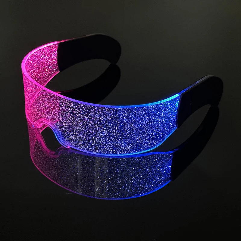 Neue Stilvolle Bunte Leuchtende Brillen für Nachtshows, Bars und Clubs - Fluoreszierende Brillen für Bühnenauftritte und Leuchtende Requisiten – Detail 8