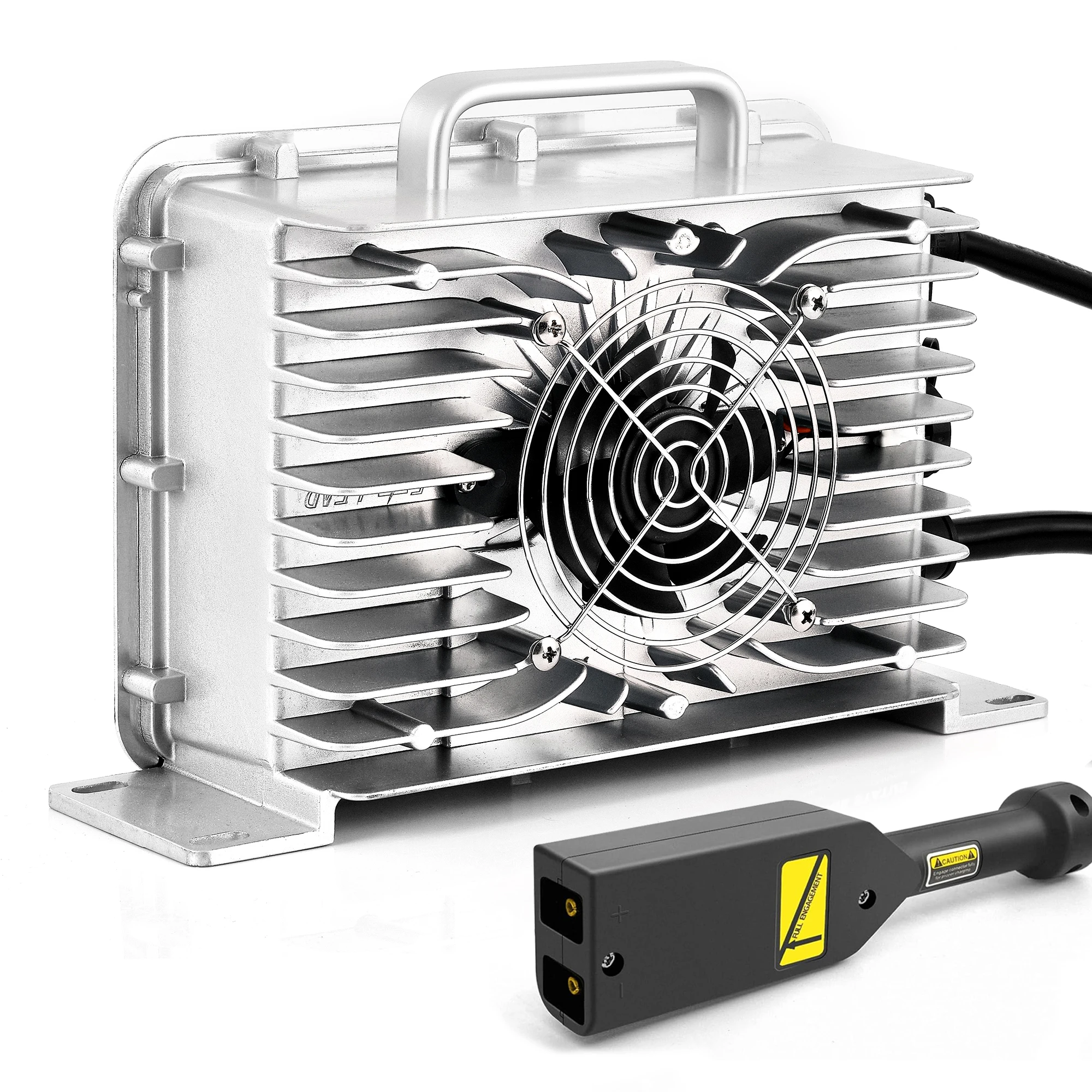 

36V(43.8V) 18A Lithium Battery Charger -D Style for EZGO TXT Medalist Golf Cart IP67 Waterproof LiFePO4 Batteries