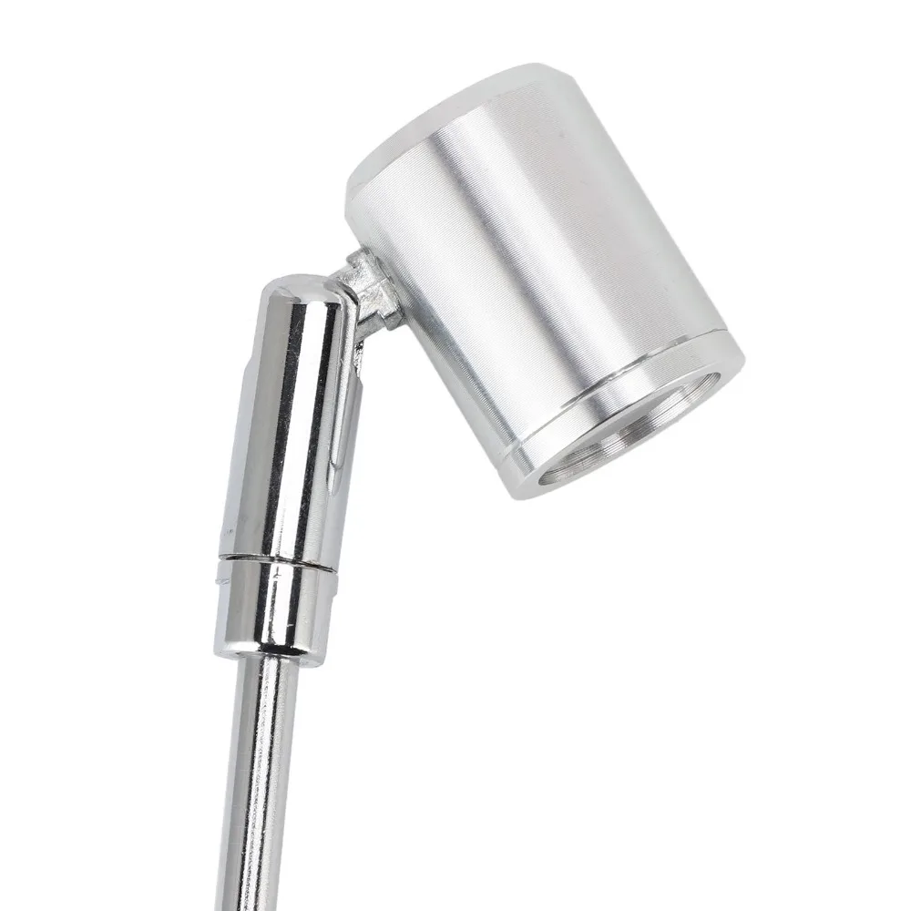 Energy Efficient 3W LED Spotlight Light AC 85-265V Aluminum Alloy Spotlight Standing Up Silver LED Spot Light Museum
