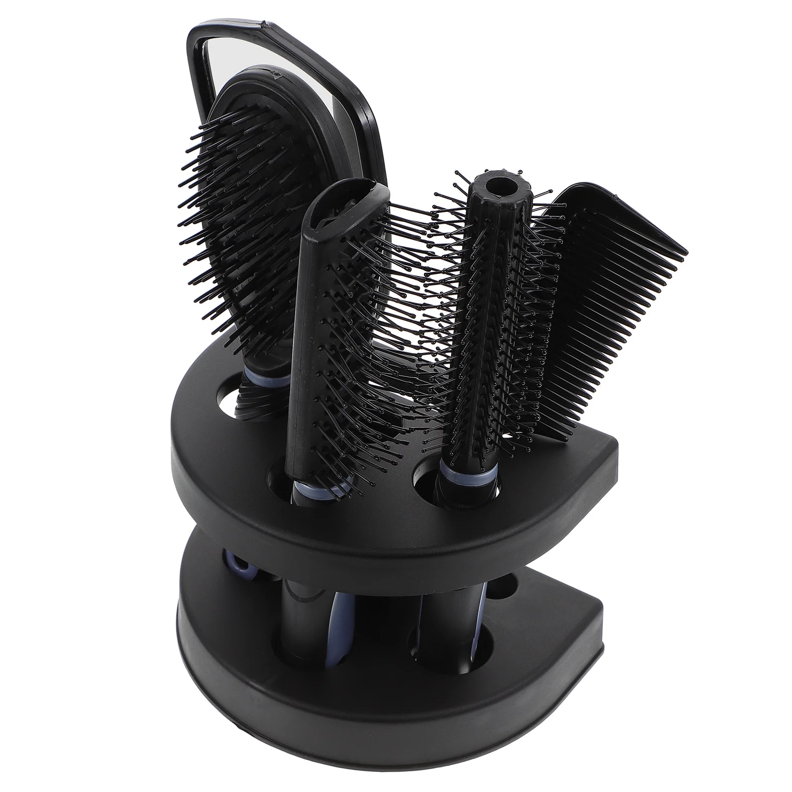 

1Set Hairdressing Tools Set Mirror Combs Scalp Massage Comb Wet Dry Hair Styling Kit Mirror Comb Set Hairstyling Tools